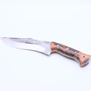 D&ouml;vme Karbon &Ccedil;elik Epoksi Ahşap Kabza